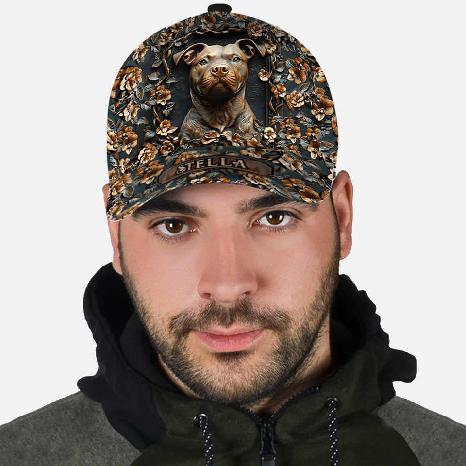 Strong Pitbull - Personalized Dog Classic Cap
