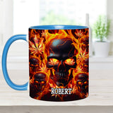 Free Your Mind - Personalized Weed Accent Mug