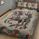 Beautiful Horse - Personalized Horse Quilt Set