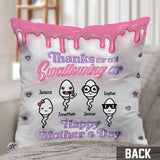 Thanks You Mom - Personalized Mother Throw Pillow