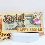 Bunny Money Holder - Personalized Easter Day Bunny Money Holder
