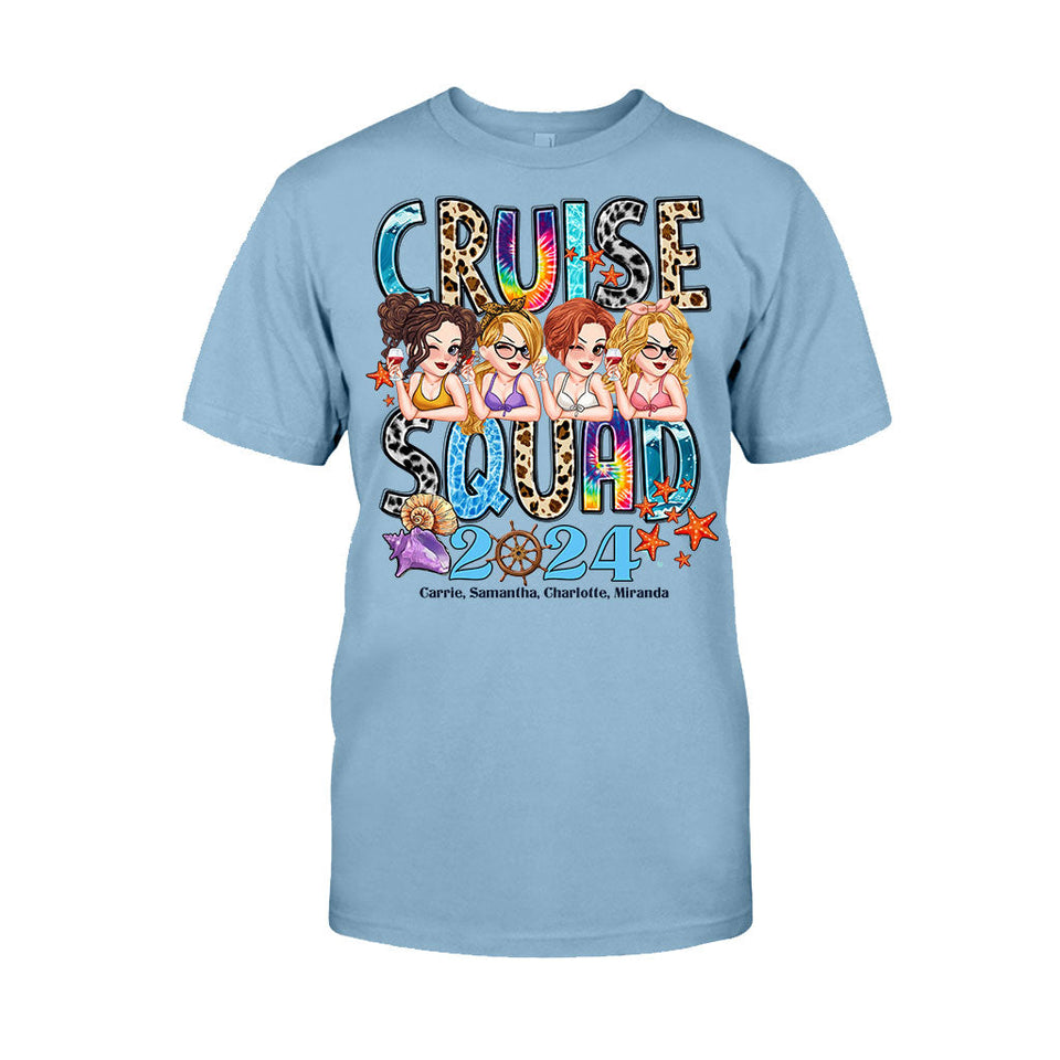 Cruise Squad 2024 - Personalized Cruising T-shirt And Hoodie