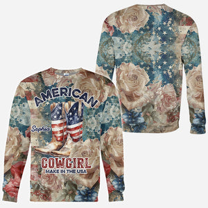 American Cowgirl - Personalized Country Girl All Over Shirt