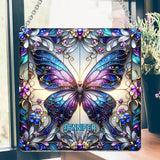 Love Butterflies - Personalized Butterfly Window Hanging Suncatcher Ornament