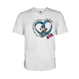 You Left Paw Prints Forever In My Heart - Personalized Dog T-shirt And Hoodie