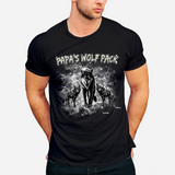 Papa's Wolf Pack Thunder Bootleg - Personalized Father T-shirt And Hoodie