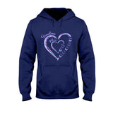 First Mom Now Grandma Butterfly Version - Personalized Grandma T-shirt And Hoodie