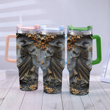 Beautiful Witch - Personalized Witch Tumbler With Handle