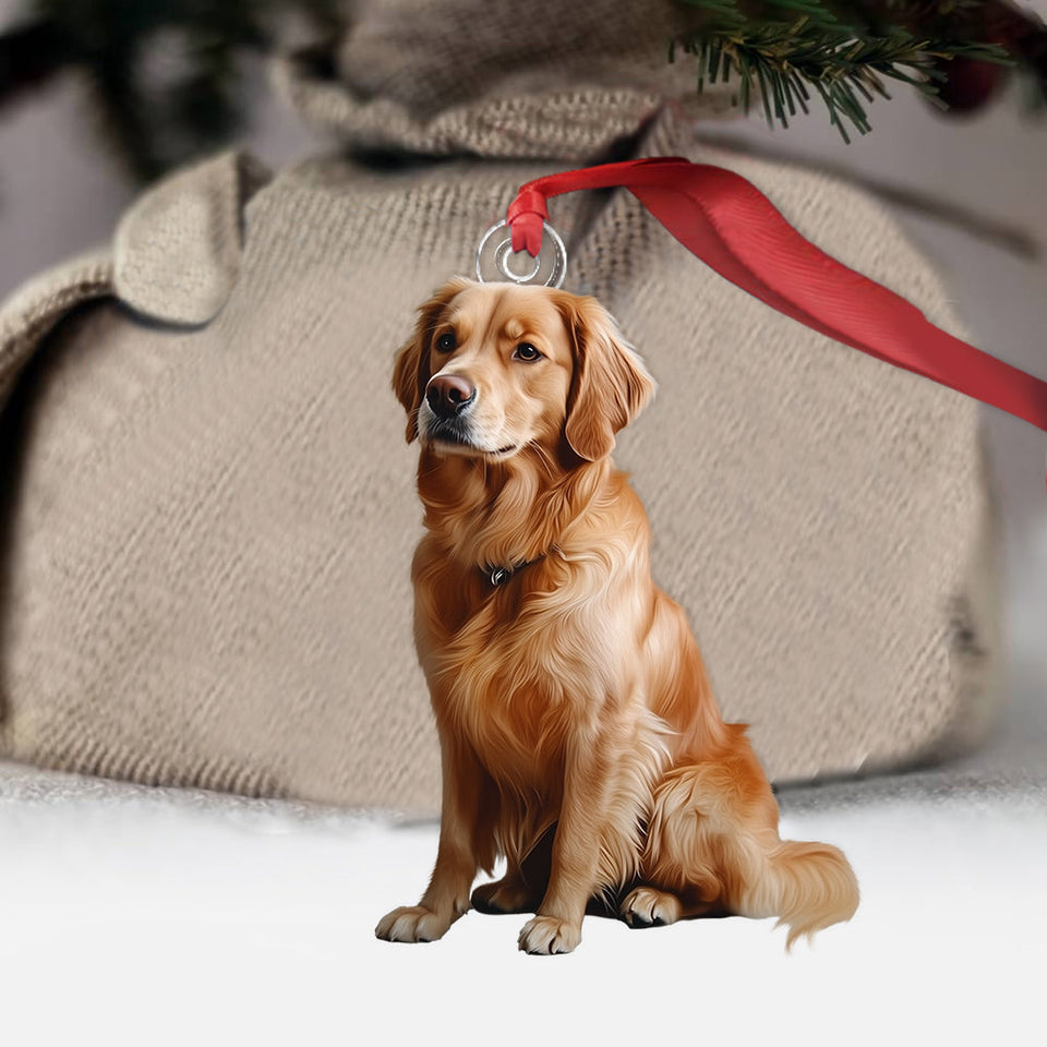 Custom Any Photo Ornament - Personalized Dog Custom Shaped Ornament