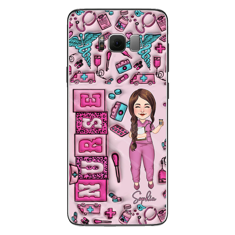 Nurse Life - Personalized Nurse Clear Phone Case
