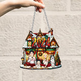 This Is Us - Personalized Family Window Hanging Suncatcher Ornament