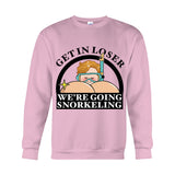 Get In Loser Funny Snorkeler - Personalized Scuba Diving T-shirt And Hoodie