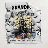 Grandma Of Little Nightmares - Personalized Grandma Blanket