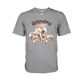 Cute Elephant - Personalized Grandma T-shirt And Hoodie
