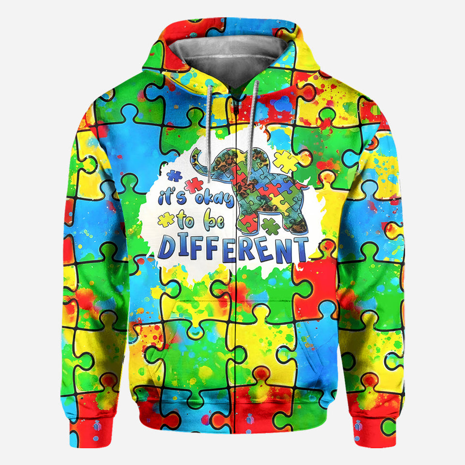 C'est normal d'être différent - T-shirt de sensibilisation à l'autisme