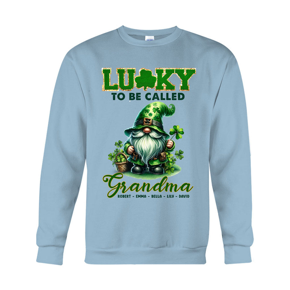 Lucky To Be Called Nana/ Mimi... - Personalized Grandma T-shirt And Hoodie