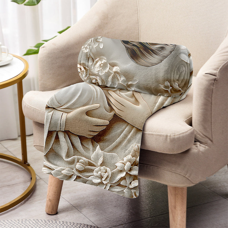 The Holy Family - Christian Blanket
