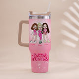 Friends Forever - Personalized Bestie Tumbler With Handle