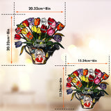 Grandma's Garden - Personalized Grandma Window Hanging Suncatcher Ornament