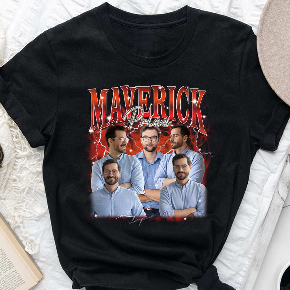 Custom Text And Photos - gift for anyone - Personalized T-shirt And Hoodie