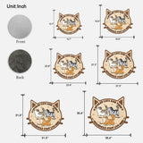 Spoiled Cats And Their Household Staff Live Here - Personalized Cat Shaped Doormat