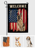 Puppy Flag - Personalized Dog Garden Flag