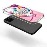 Mothers Is Beautiful Vibrant Floral - Personalized Mother Clear Phone Case