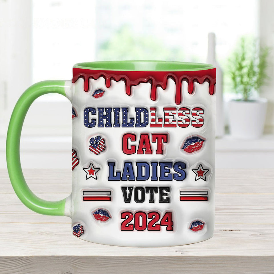 Childless Cat Ladies - Personalized Cat Accent Mug