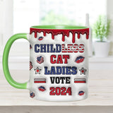 Childless Cat Ladies - Personalized Cat Accent Mug