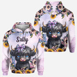 Cute Little Cow - Personalized All Over Shirt