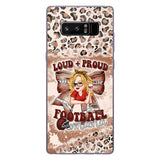 Loud Proud Football Any Title - Personalized Football Clear Phone Case