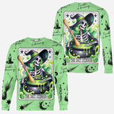 The Shit Stirrer - Personalized Witch All Over Shirt