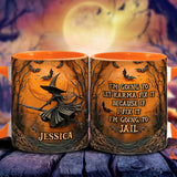 I'm Going To Let Karma Fix It - Personalized Witch Accent Mug