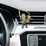 Keep It Reel - Personalized Fishing Shaped Car Visor Clip