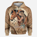 Horse Lovers - Personalized Horse All Over Shirt