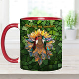 You Are My Sunshine - Personalized Couple Accent Mug
