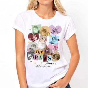 The Paws Tour Pet's Version - Personalized Cat T-shirt And Hoodie
