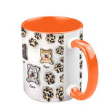 Baby Highland Cow Western Style - Personalized Dog Accent Mug