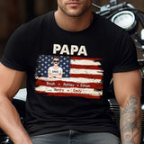 Dad's Life 4th Of July - Personalized Father T-shirt And Hoodie