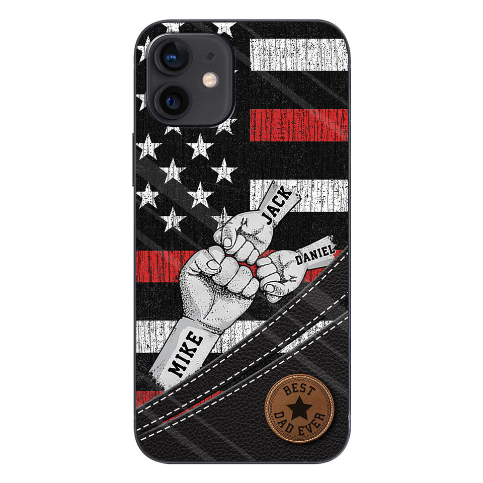 Wolf Pack - Personalized Father Phone Case