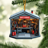 Dad's Garage - Personalized Father Ornament