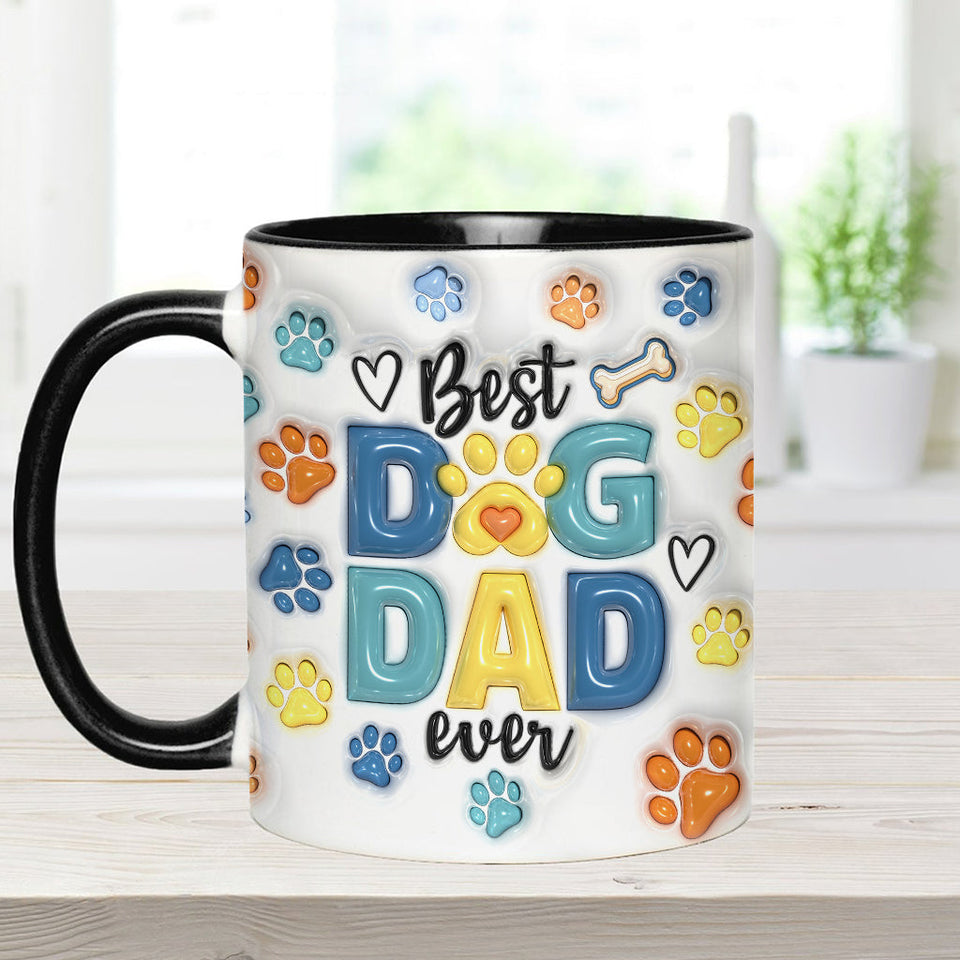 Dog Dad - Personalized Dog Accent Mug