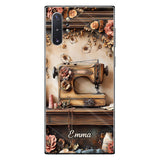 Beautiful Sewing Machine - Personalized Sewing Clear Phone Case