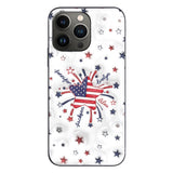 Grandma's Little Star 4th Of July - Personalized Grandma Phone Case