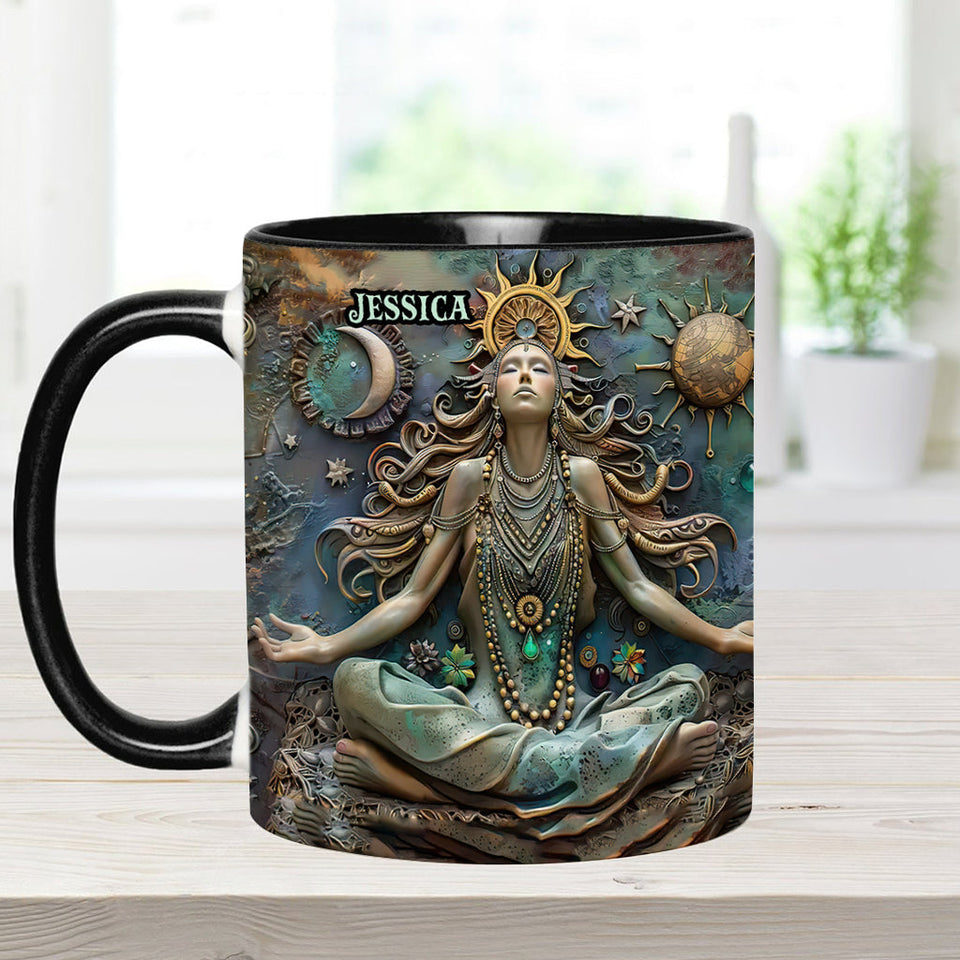I'm Not Sugar And Spice - Personalized Yoga Accent Mug