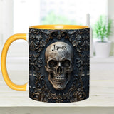 Awsome Skull - Personalized Skull Accent Mug