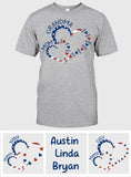 First Mom Now Grandma - Personalized Grandma T-shirt And Hoodie