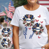 First Mom Now Grandpa - Personalized Grandma T-shirt And Hoodie