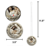 Pure White - Personalized Christian Car Ornament