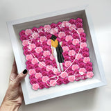 They Believed They Could So They Did - Personalized Graduation Custom Shaped Flower Shadow Box